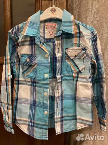 Рубашка для мальчика бренда Guess