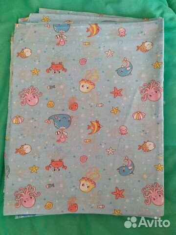 Пелёнки тонкие 95*120 ситец (новые)