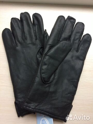 Перчатки мужские кожаные