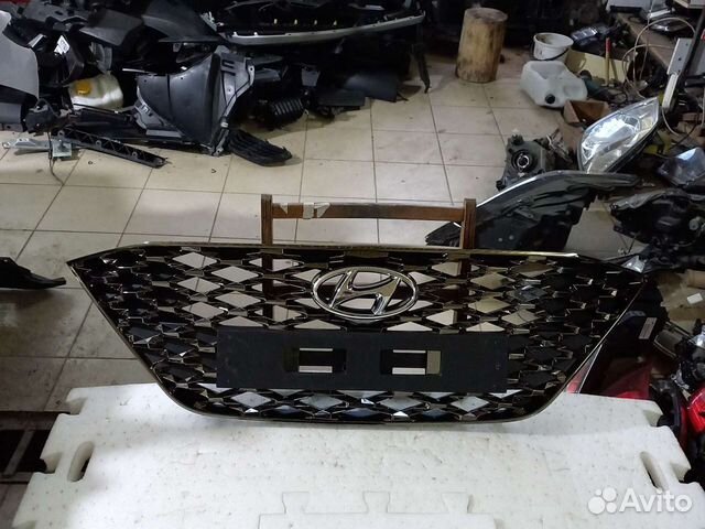 Решотка радиатора Hyundai Solaris 2,2020,люкс