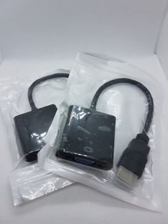 Переходник Hdmi к VGA кабель конвертер