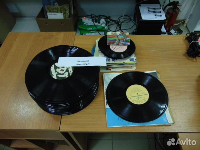Пластинки виниловые на поделки