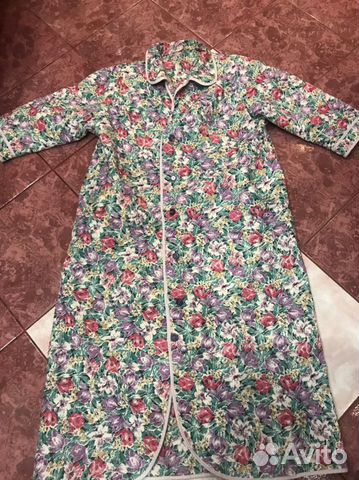 Халат 100/: хлопок новый стежонный