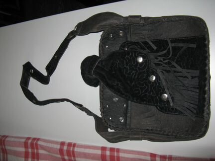 Оригинальная дамская кожаная сумочка