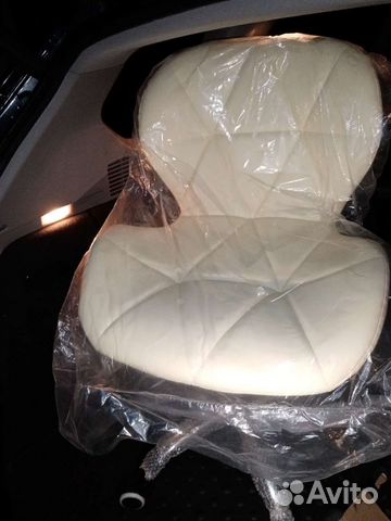 Кожанное кресло стул мастера ракушка