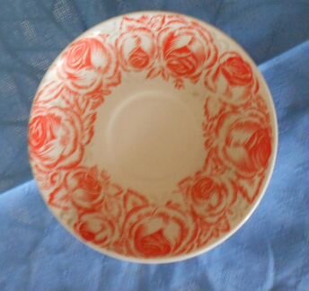 Блюдце лфз, Фарфор розы СССР