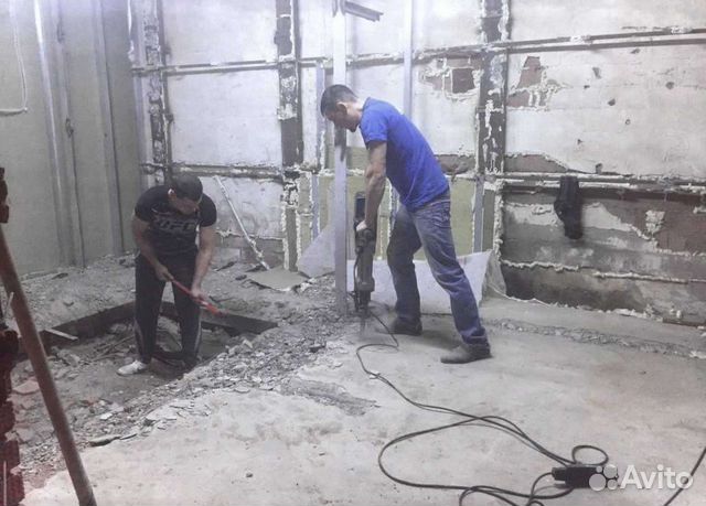 Демонтажные работы и вывоз мусора