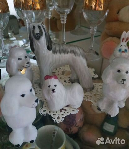 Фарфоровые статуэтки собак