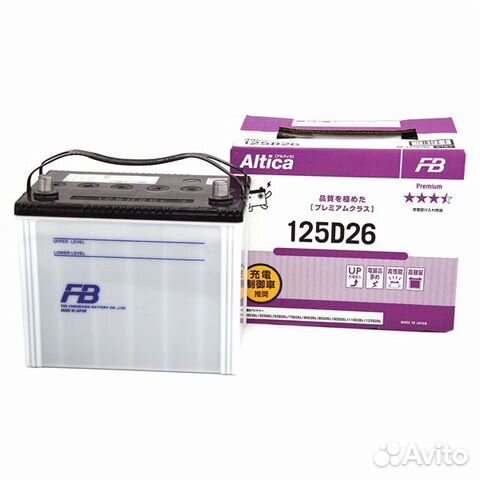Аккумулятор FB Altica Premium 85Ач 125D26L