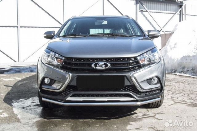 Защита переднего бампера LADA vesta SW cross