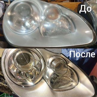 Фары Porsche Cayenne очень яркие Bi led 955/57/58