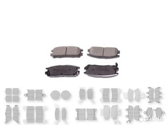 Колодки задние (дисковые) Opel Frontera