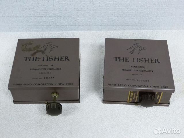 Fisher TR-1 tutb mctr моно фонокорректоры 1950г
