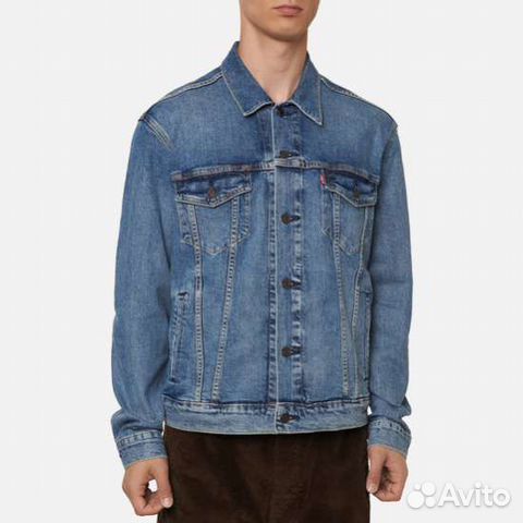 Джинсовая куртка мужская levis xl