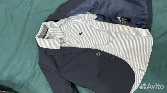 Пиджак плюс рубашка 98