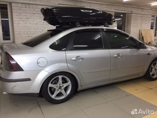Автобокс на крышу Ford Focus 2 + сумка