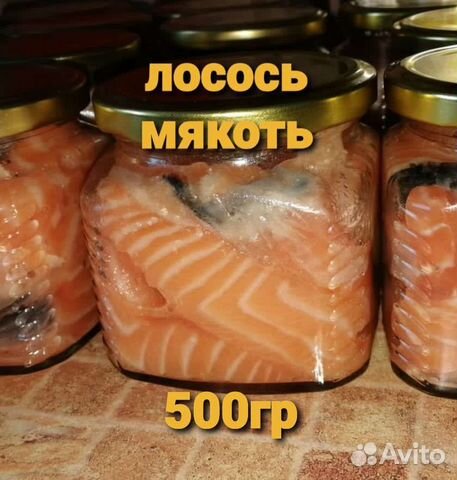 Домашняя тушенка Лосось. Говядина. Курица