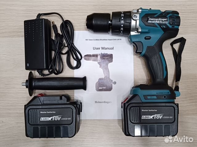 Шуруповерт для ледобура Неimerdingеr 18V 6Ah 2акб