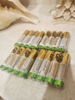 Батарейки ааа мизинчиковые GP 16 шт