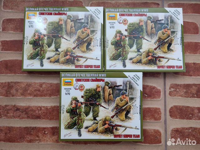 Советские снайперы 1/72 Zvezda