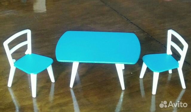 Кукольная мебель и посуда СССР