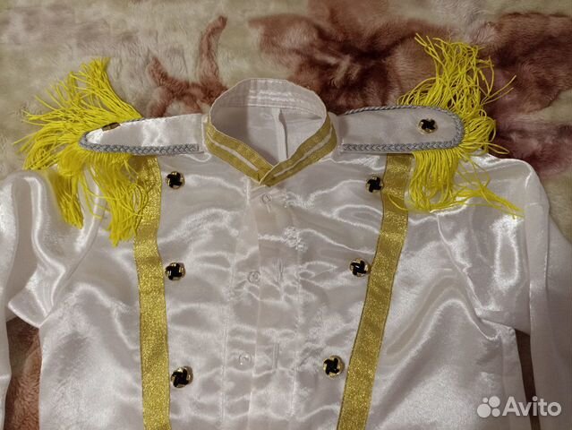 Карнавальный костюм офицера на мальчика 8-10 лет