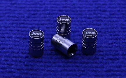 Комплект колпачков воздушного ниппеля Jeep хром