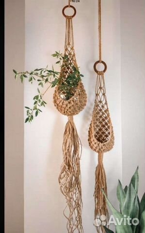 Кашпо макраме