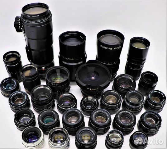 Объективы СССР М42 огромный ассортимент