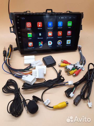 Магнитола андроид для Тойота Королла-150 2007-13г