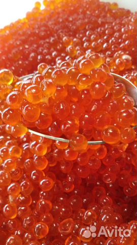 Икра кеты и горбуши