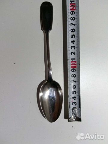 Ложка столовая серебро