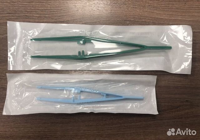 Пинцет медицинский стерильный 20см