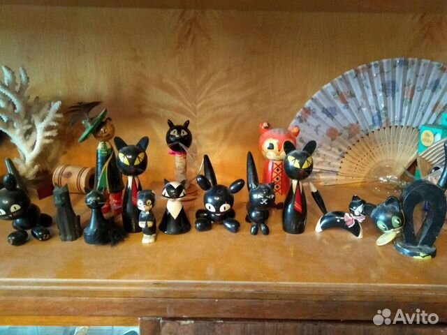 Фигурки котов СССР