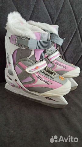 Коньки ск Galaxy Girl Pink 28-31 размер