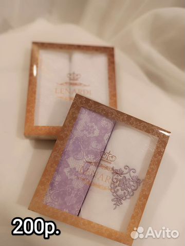 Носовые платки в подарочной упаковке