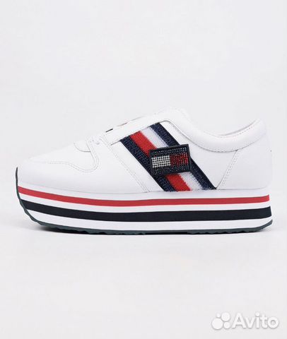 Кроссовки Tommy Hilfiger, натуральная кожа