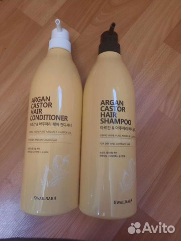 Шампунь аргановый касторовый + кондиционер 2х1л