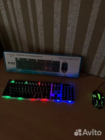 Игровая Клавиатура и Мышь Новый комплект