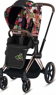 Коляска Cybex Priam blossom dark