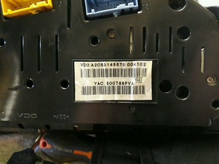 Приборная панель рендж ровер вог 4.4 YAC500786 PVA