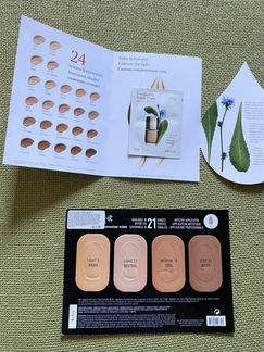 Тестеры тонального крема, консилера Clarins, Kat V