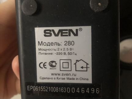 Компьютерные колонки sven 280