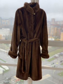 Шуба норковая б/у (р 44-46)