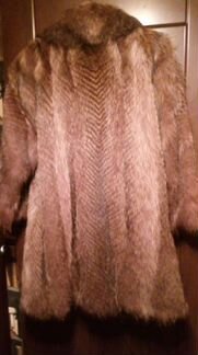 Шуба из енота