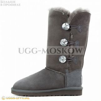 Угги Ugg Bailey Button Triplet Bling Grey Ар-N726