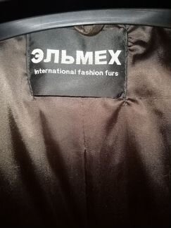 Шуба норковая,с капюшоном