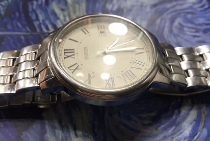 Часы мужские Guess steel w0384g1