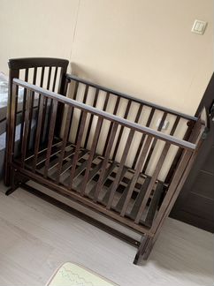 Детская кроватка можга красная звезда с маятником