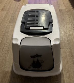 Крытый лоток туалет для кошки